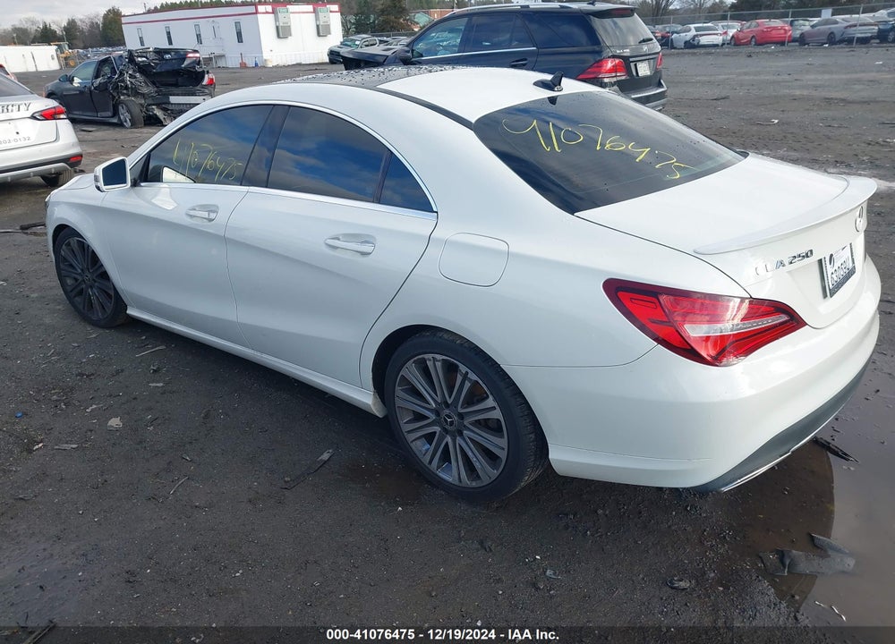 2018 MERCEDES-BENZ CLA 250 4MATIC VIN: WDDSJ4GB9JN607870