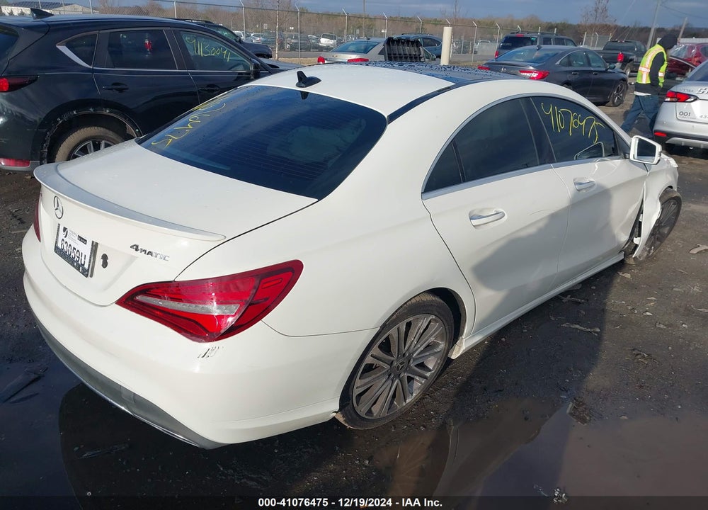 2018 MERCEDES-BENZ CLA 250 4MATIC VIN: WDDSJ4GB9JN607870