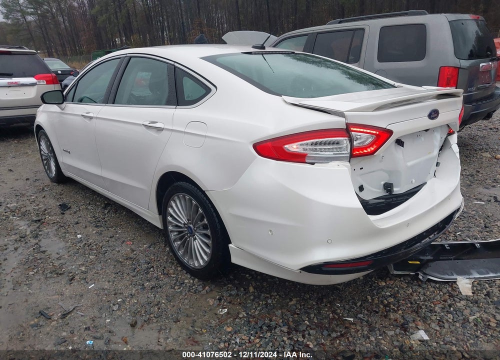 2013 FORD FUSION HYBRID TITANIUM VIN: 3FA6P0RU9DR355918