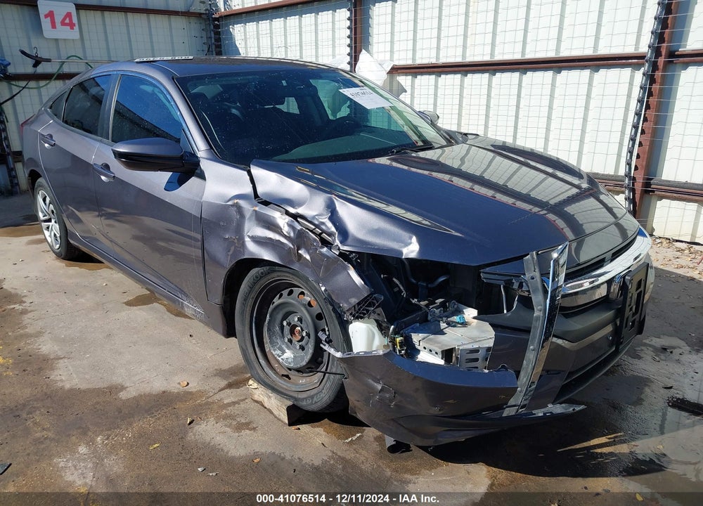 2018 HONDA CIVIC LX VIN: 19XFC2F58JE042473