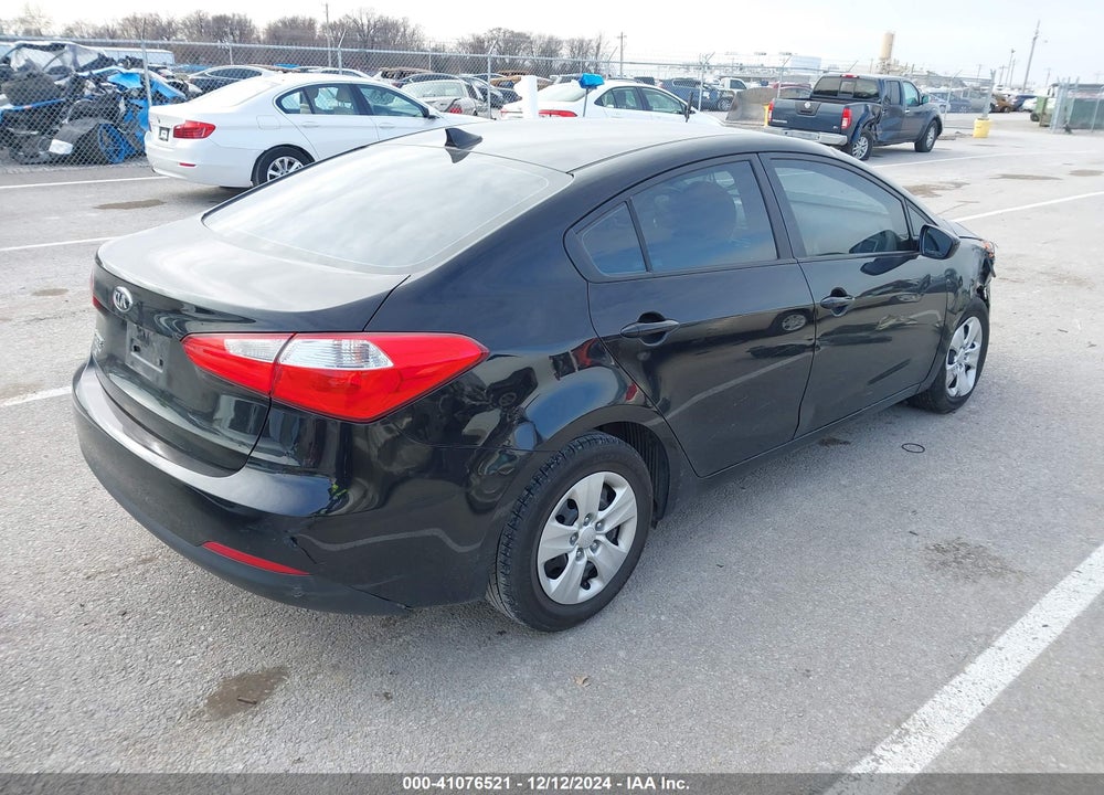 2016 KIA FORTE LX VIN: KNAFK4A66G5496012