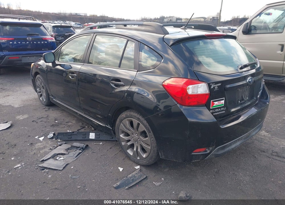 2013 SUBARU IMPREZA 2.0I SPORT PREMIUM VIN: JF1GPAL69DH845328
