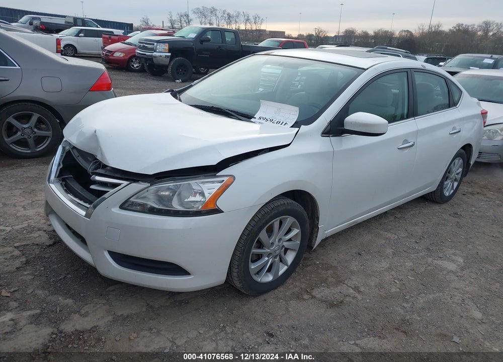 2015 NISSAN SENTRA SV VIN: 3N1AB7AP2FY308730