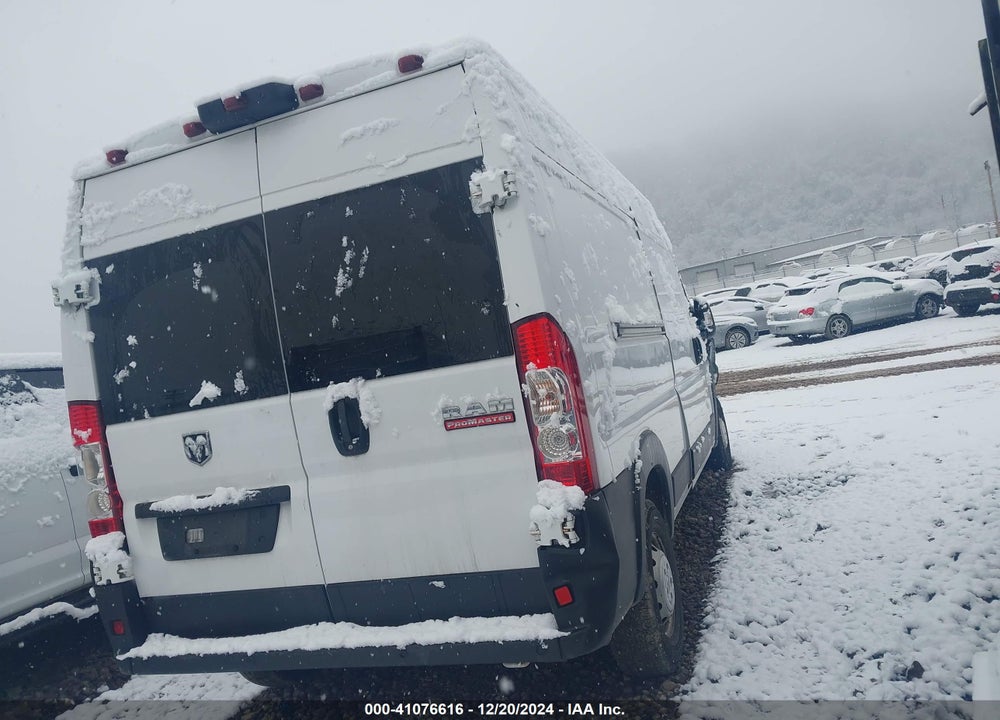2019 RAM PROMASTER 2500 HIGH ROOF 159 WB VIN: 3C6TRVDG1KE535721