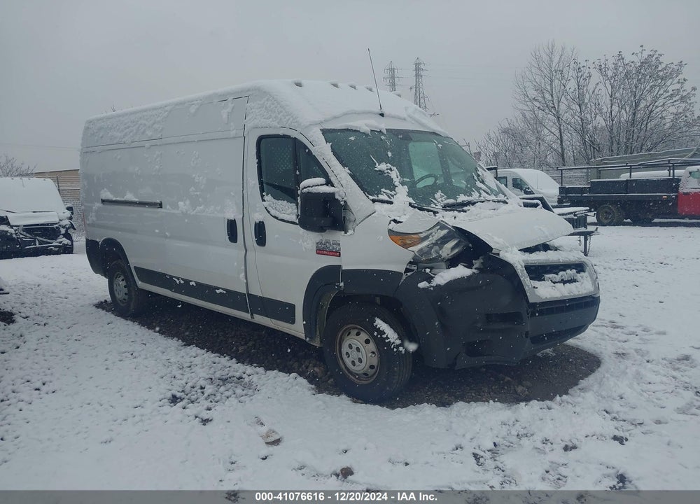 2019 RAM PROMASTER 2500 HIGH ROOF 159 WB VIN: 3C6TRVDG1KE535721