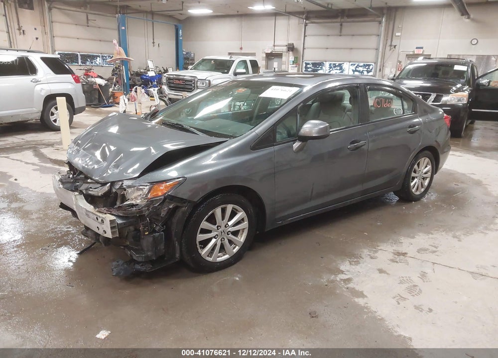 2012 HONDA CIVIC EX VIN: 19XFB2F81CE319657