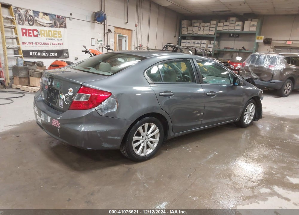 2012 HONDA CIVIC EX VIN: 19XFB2F81CE319657
