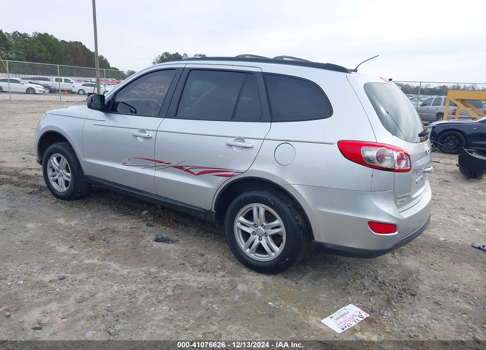 2012 HYUNDAI SANTA FE GLS VIN: 5XYZG3AB3CG108650