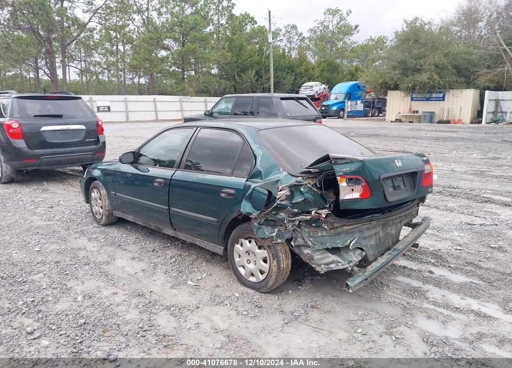 1999 HONDA CIVIC DX VIN: 1HGEJ6626XL032248