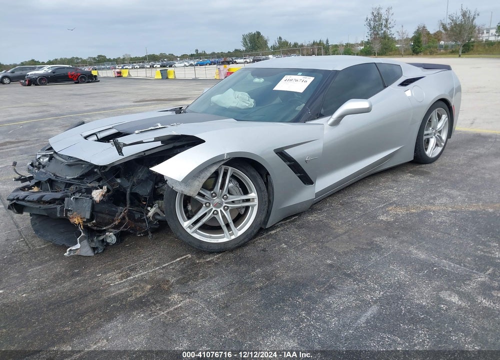 2017 CHEVROLET CORVETTE STINGRAY VIN: 1G1YF2D74H5114188