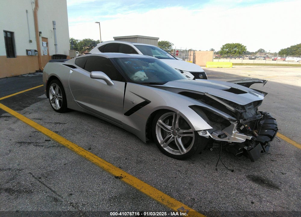 2017 CHEVROLET CORVETTE STINGRAY VIN: 1G1YF2D74H5114188