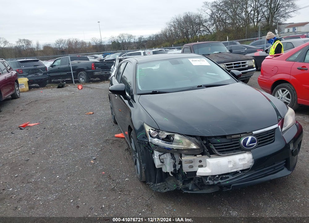 2012 LEXUS CT 200H PREMIUM VIN: JTHKD5BH9C2122280