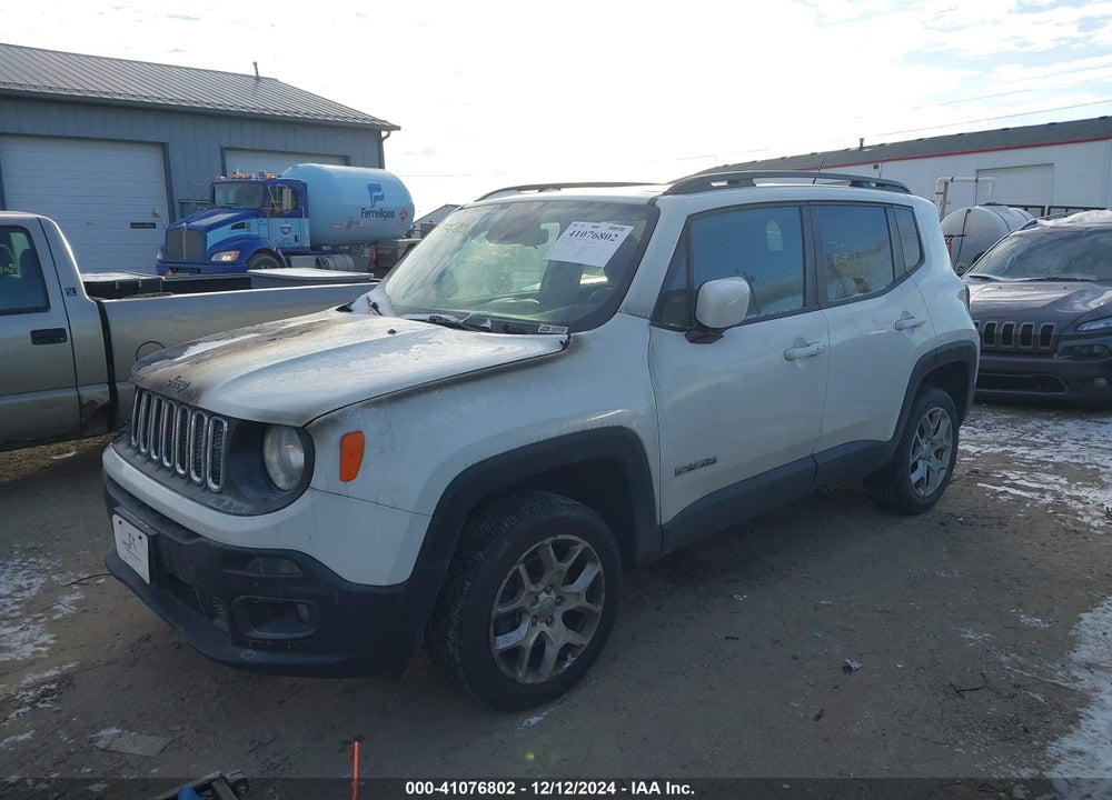 2016 JEEP RENEGADE LATITUDE VIN: ZACCJBBT0GPD64095