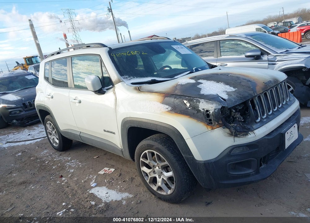 2016 JEEP RENEGADE LATITUDE VIN: ZACCJBBT0GPD64095