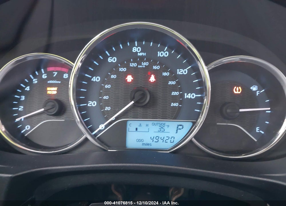 2015 TOYOTA COROLLA VIN: 2T1BURHE7FC431256