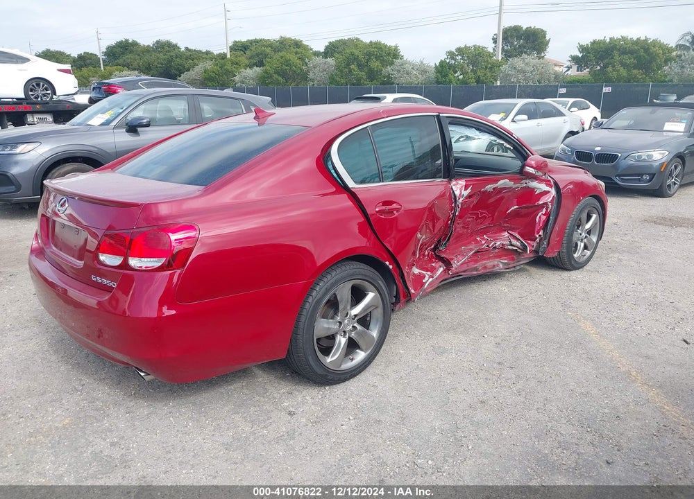 2011 LEXUS GS 350 VIN: JTHBE1KS5B0054135