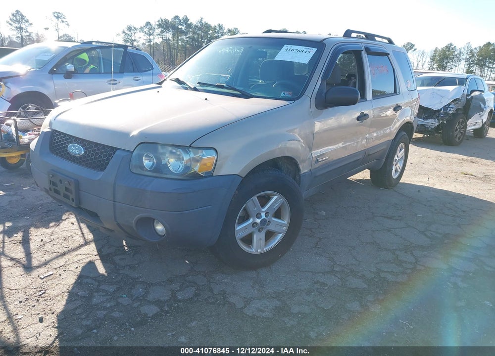 2007 FORD ESCAPE HYBRID VIN: 1FMYU49H67KB28261