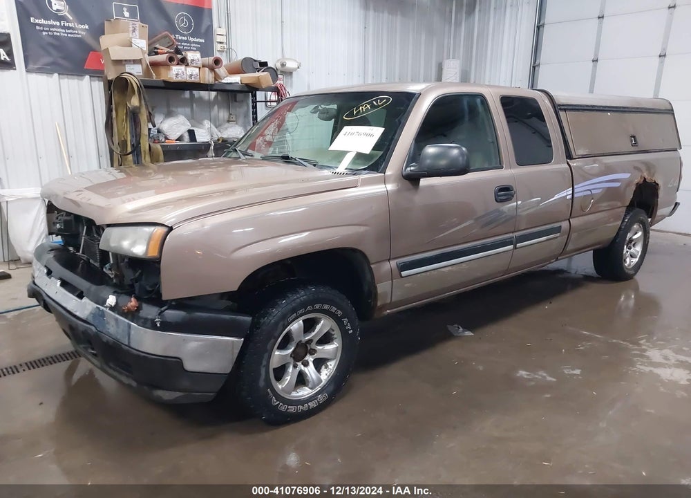 2005 CHEVROLET SILVERADO 1500 LS VIN: 1GCEK19Z25E230365