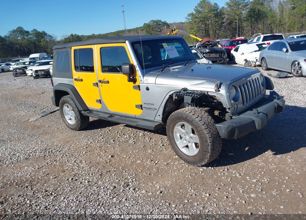 2014 JEEP WRANGLER UNLIMITED SPORT RHD VIN: 1C4BJWKG8EL262549