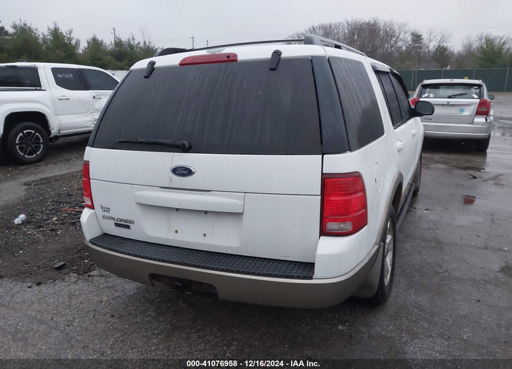 2003 FORD EXPLORER EDDIE BAUER VIN: 1FMZU74K63ZB33809