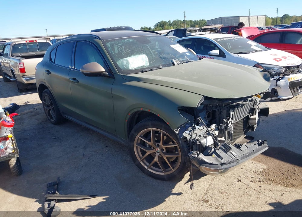 2018 ALFA ROMEO STELVIO TI SPORT AWD VIN: ZASFAKNNXJ7B86122