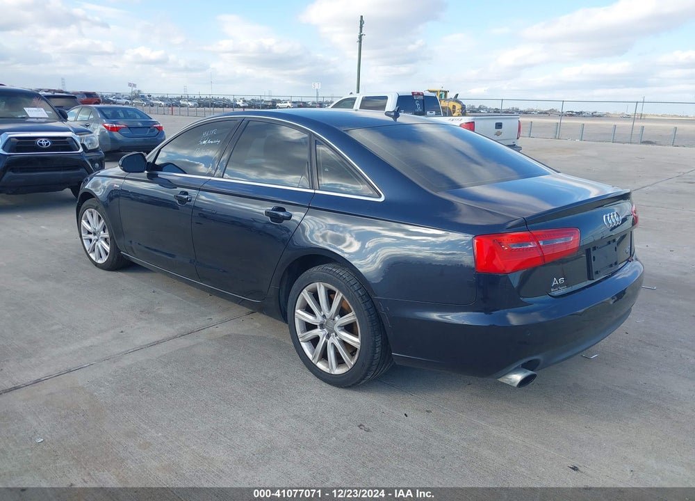 2014 AUDI A6 3.0T PREMIUM PLUS VIN: WAUFGAFC2EN074329