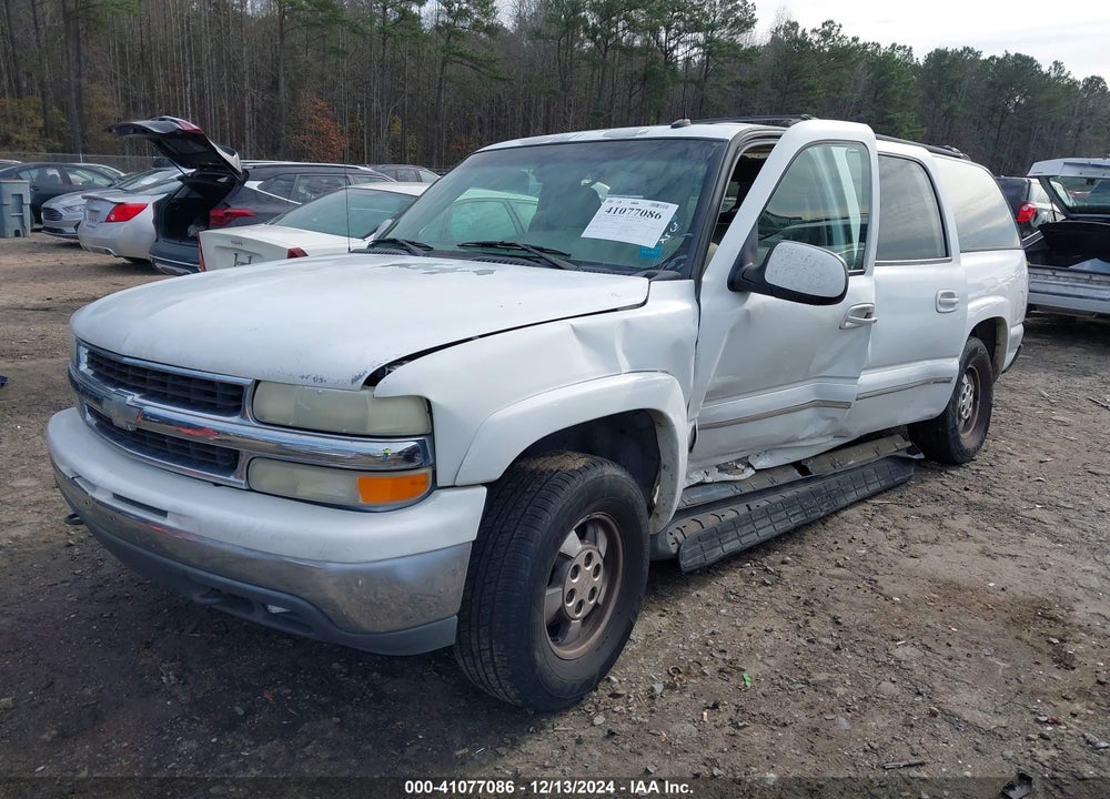 2002 CHEVROLET SUBURBAN 1500 LT VIN: 1GNFK16Z42J305909