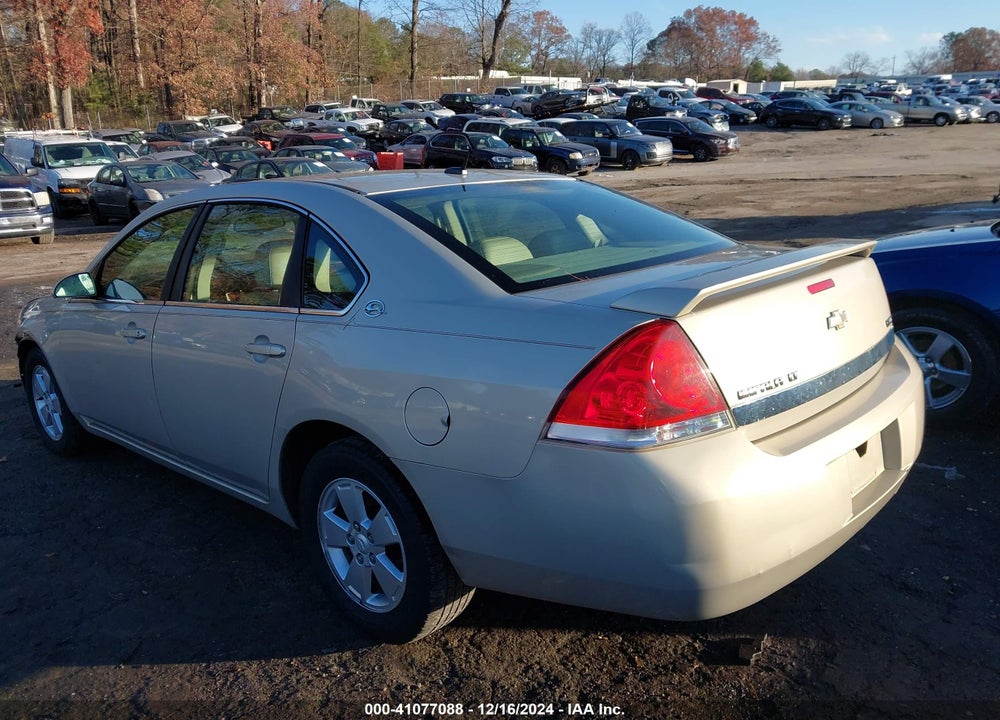 2008 CHEVROLET IMPALA LT VIN: 2G1WT58K089115910