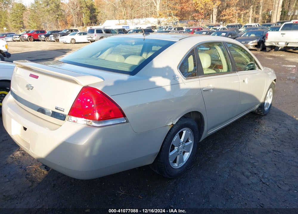 2008 CHEVROLET IMPALA LT VIN: 2G1WT58K089115910