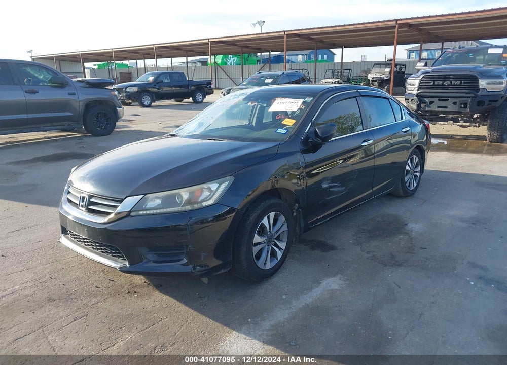 2013 HONDA ACCORD LX VIN: 1HGCR2F37DA155453