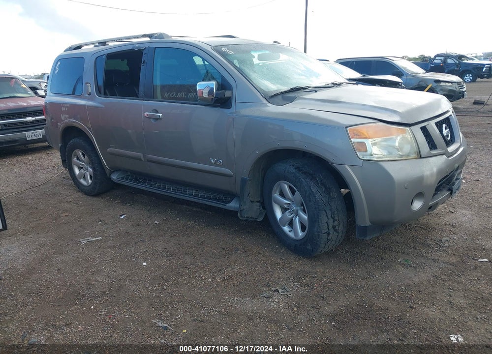 2008 NISSAN ARMADA SE VIN: 5N1BA08DX8N629241