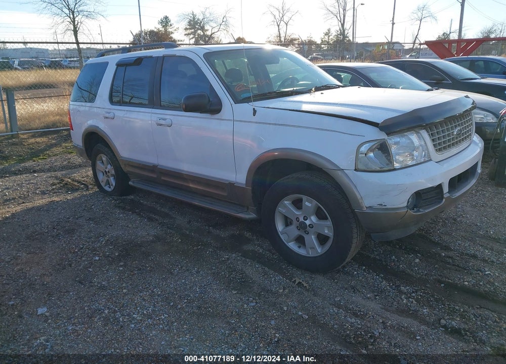 2003 FORD EXPLORER EDDIE BAUER VIN: 1FMZU64K63UB39438