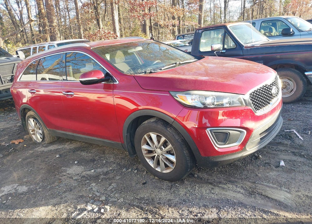 2016 KIA SORENTO 3.3L LX VIN: 5XYPG4A59GG026497