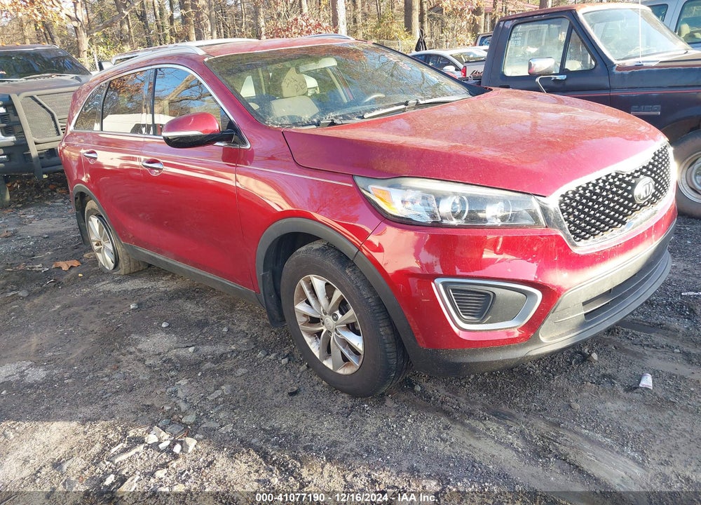 2016 KIA SORENTO 3.3L LX VIN: 5XYPG4A59GG026497