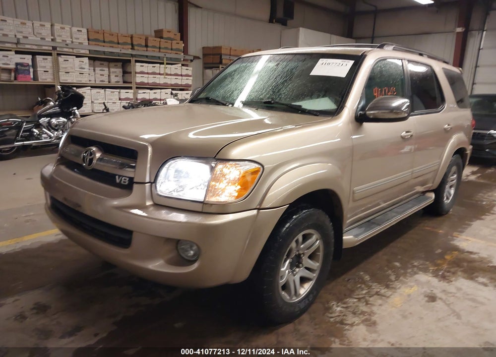 2007 TOYOTA SEQUOIA LIMITED V8 VIN: 5TDBT48A97S277824