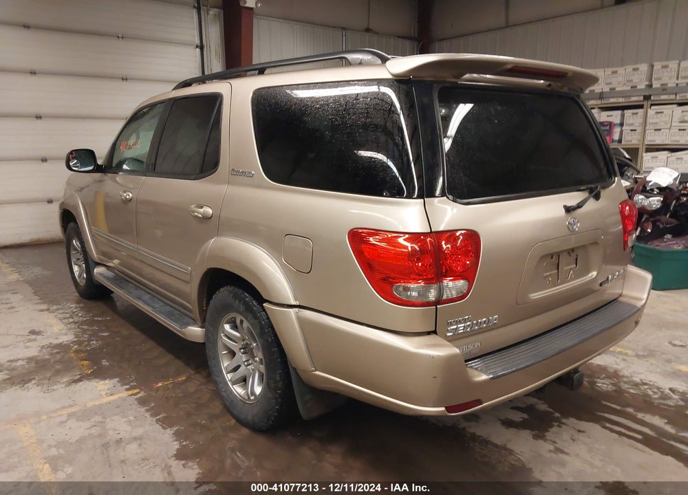2007 TOYOTA SEQUOIA LIMITED V8 VIN: 5TDBT48A97S277824