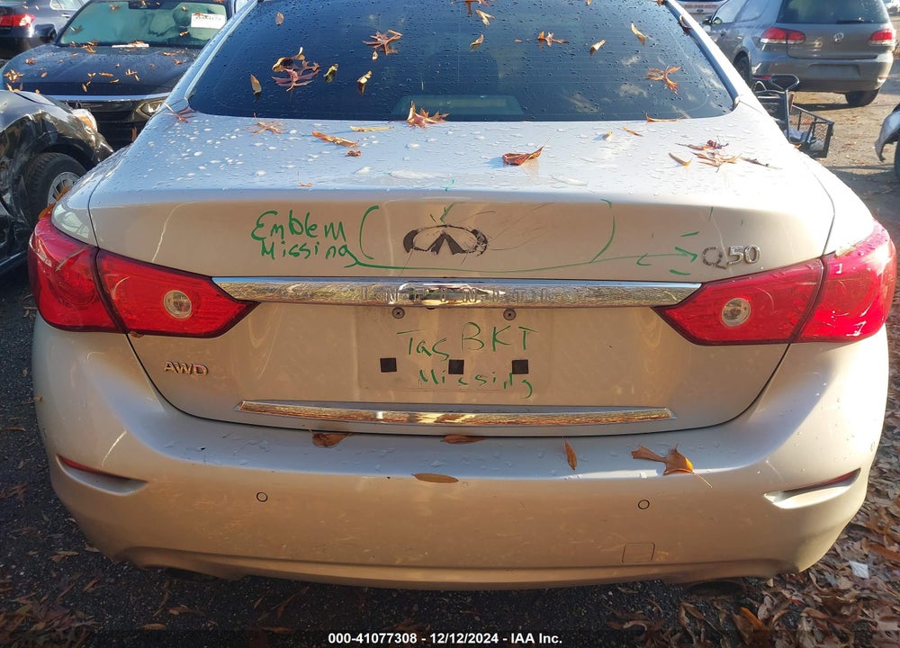 2017 INFINITI Q50 VIN: JN1EV7ARXHM832420