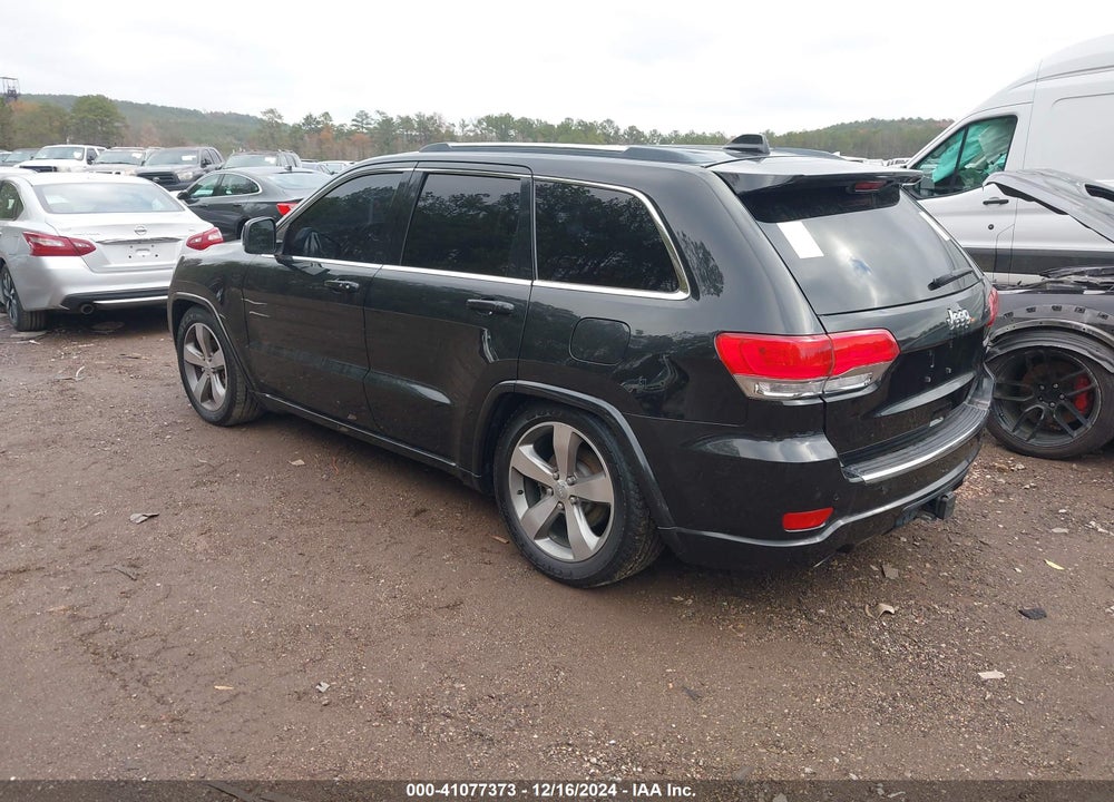 2014 JEEP GRAND CHEROKEE OVERLAND VIN: 1C4RJFCM7EC427333