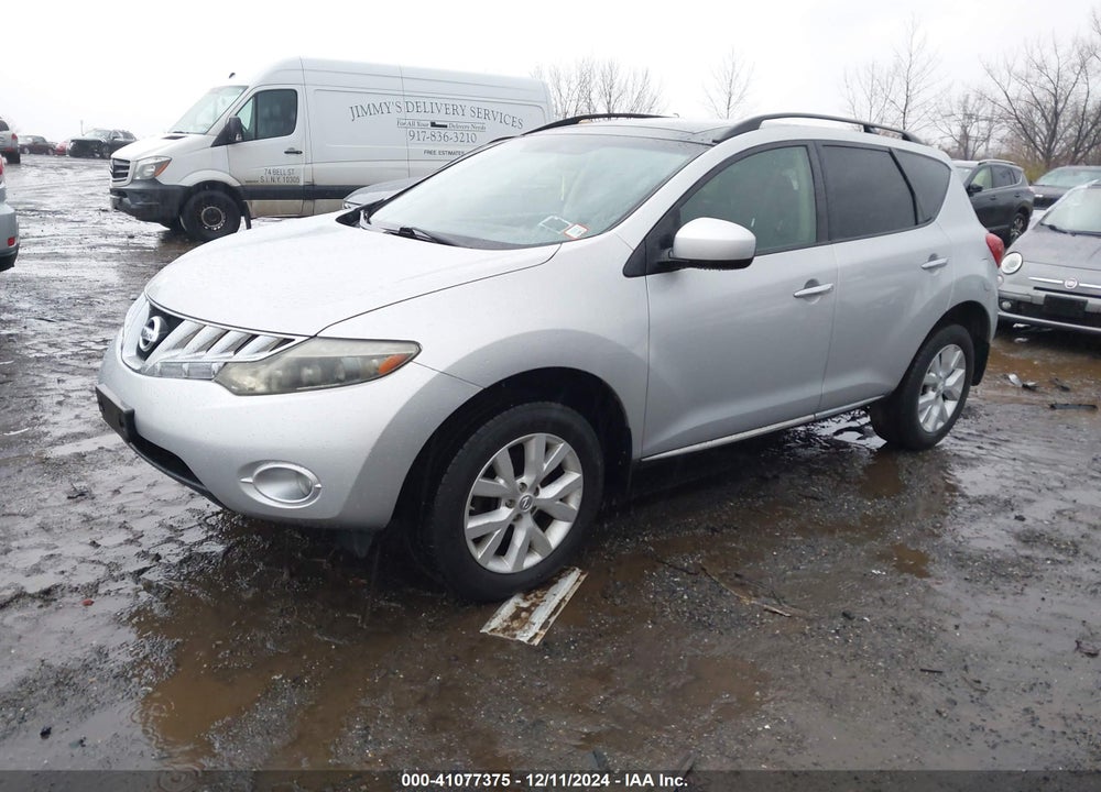 2009 NISSAN MURANO SL VIN: JN8AZ18W19W159990