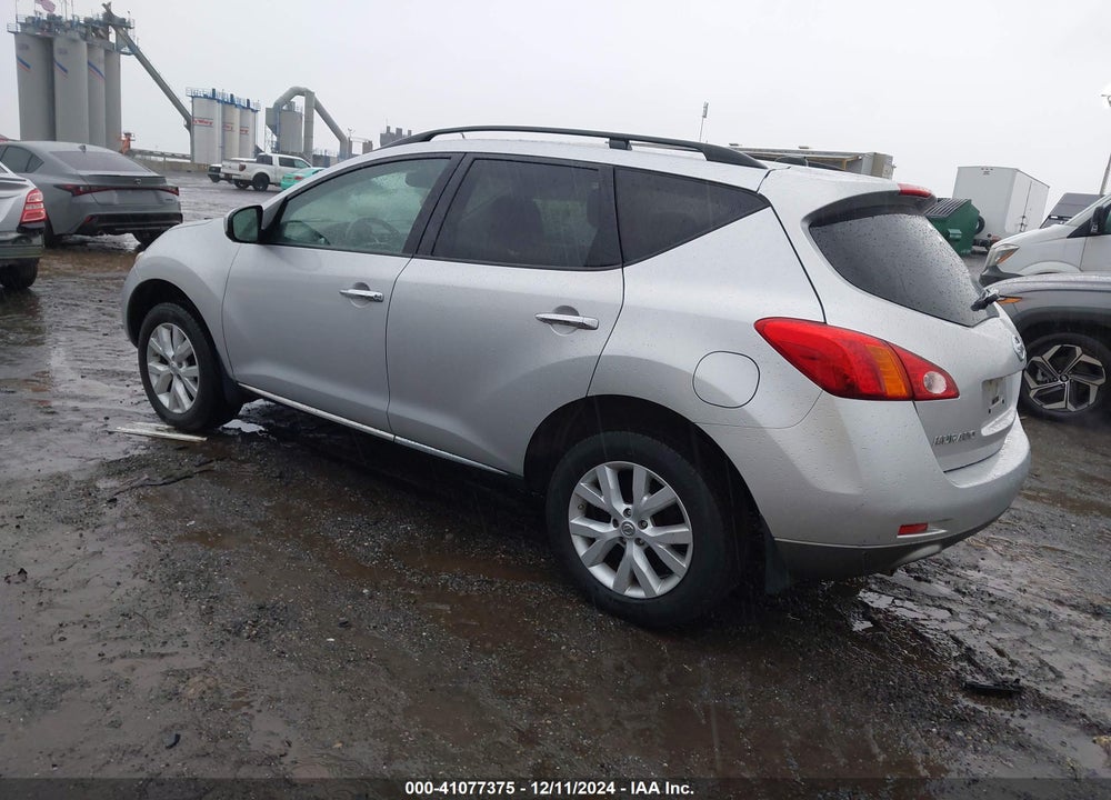2009 NISSAN MURANO SL VIN: JN8AZ18W19W159990
