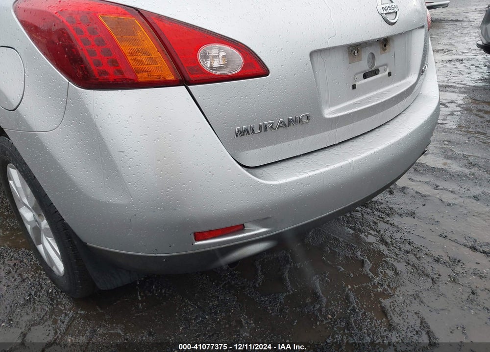 2009 NISSAN MURANO SL VIN: JN8AZ18W19W159990
