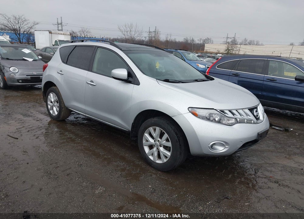 2009 NISSAN MURANO SL VIN: JN8AZ18W19W159990
