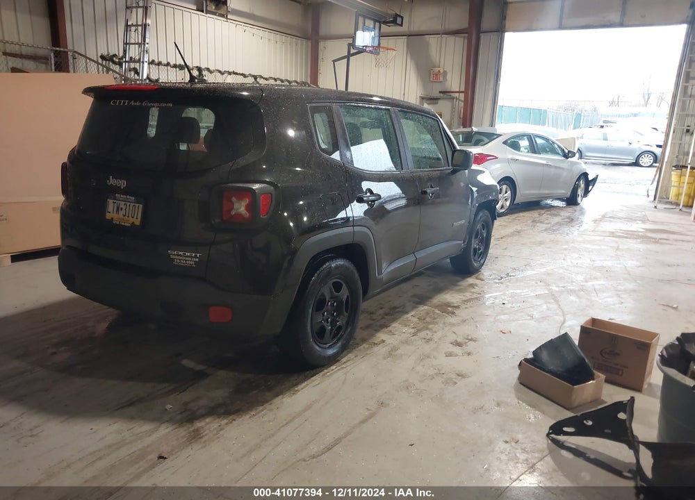 2017 JEEP RENEGADE SPORT FWD VIN: ZACCJAAB5HPF80481