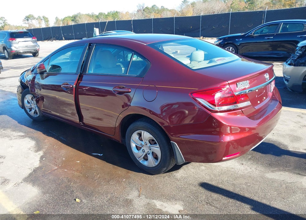 2015 HONDA CIVIC LX VIN: 19XFB2F53FE011383