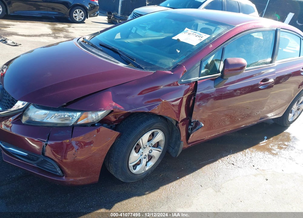 2015 HONDA CIVIC LX VIN: 19XFB2F53FE011383