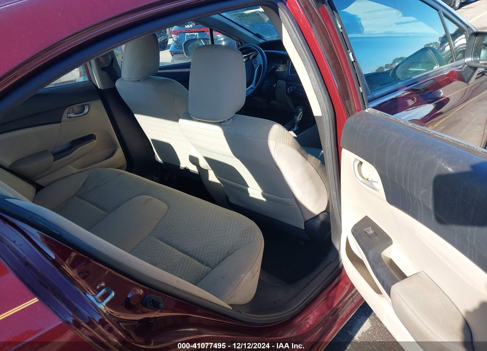 2015 HONDA CIVIC LX VIN: 19XFB2F53FE011383