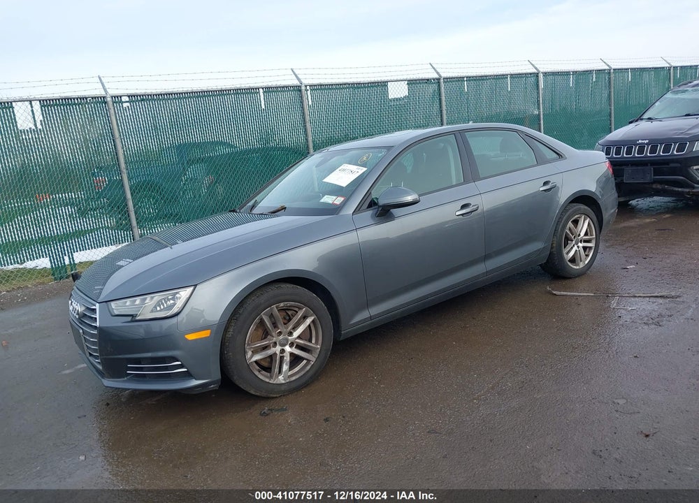 2017 AUDI A4 2.0T PREMIUM VIN: WAUANAF48HN068483