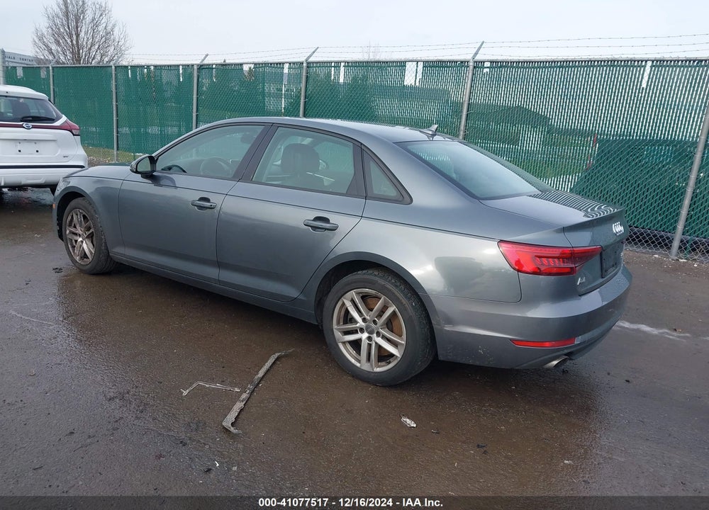 2017 AUDI A4 2.0T PREMIUM VIN: WAUANAF48HN068483