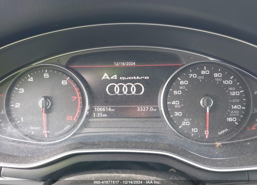 2017 AUDI A4 2.0T PREMIUM VIN: WAUANAF48HN068483