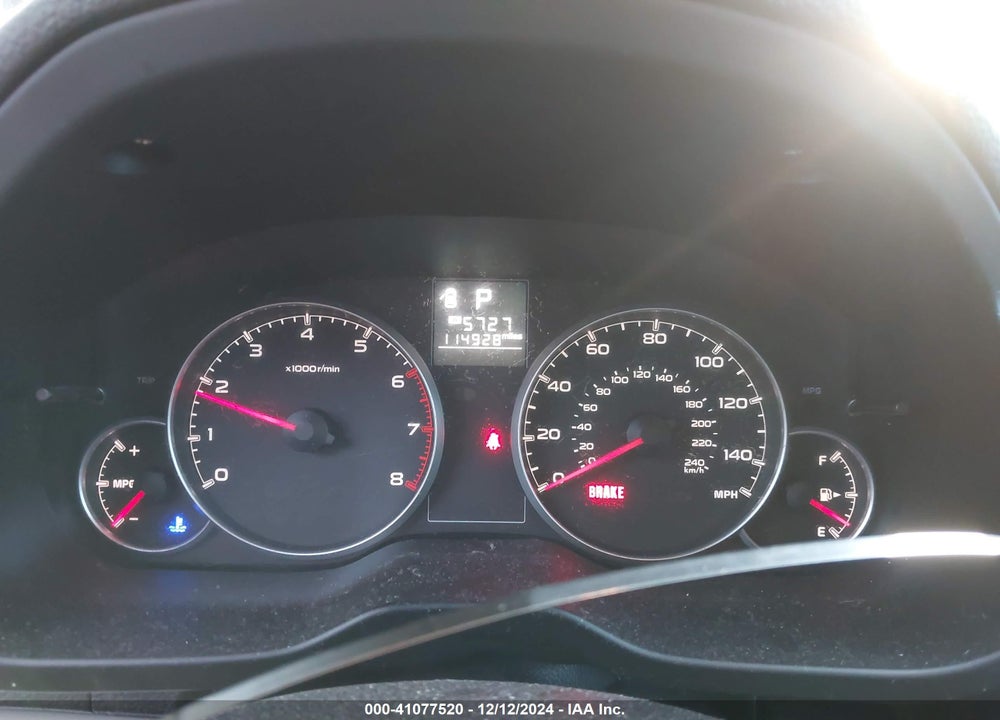 2013 SUBARU OUTBACK 2.5I VIN: 4S4BRBAC2D3288607